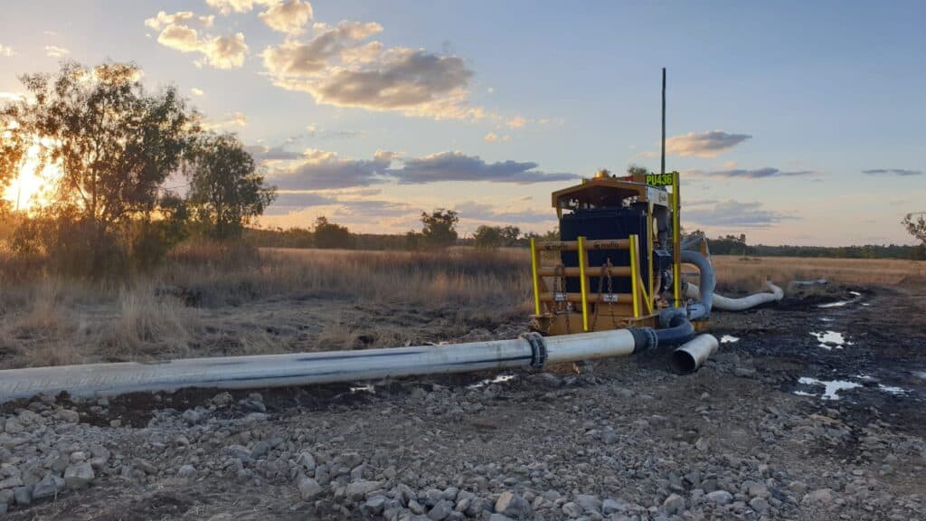 Aquaflo Hire skid mounted booster pump-set