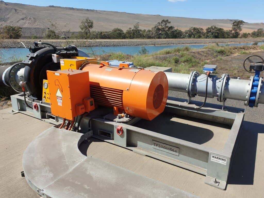 cassette mounted electric pump-set