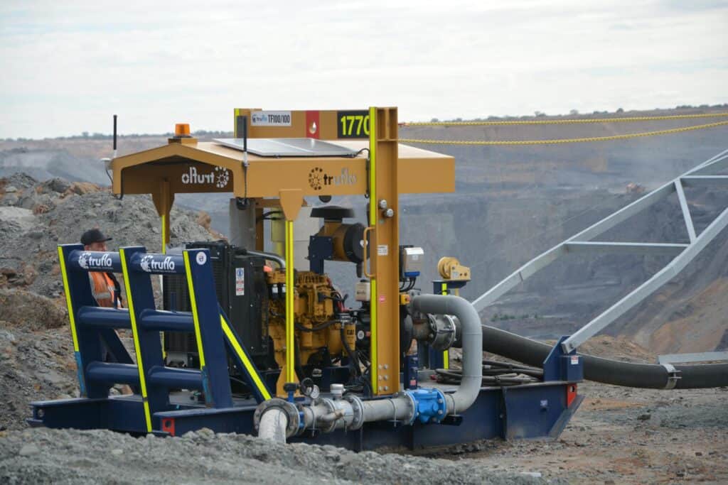 Truflo Pumps' skid mounted diesel booster pump